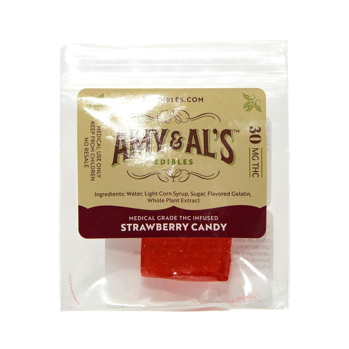 Amy and Al's Edibles - Strawberry Hard Candy 30mg - 1
