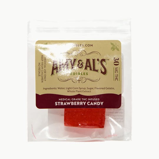 Amy and Al's Edibles - Strawberry Hard Candy 30mg - 1