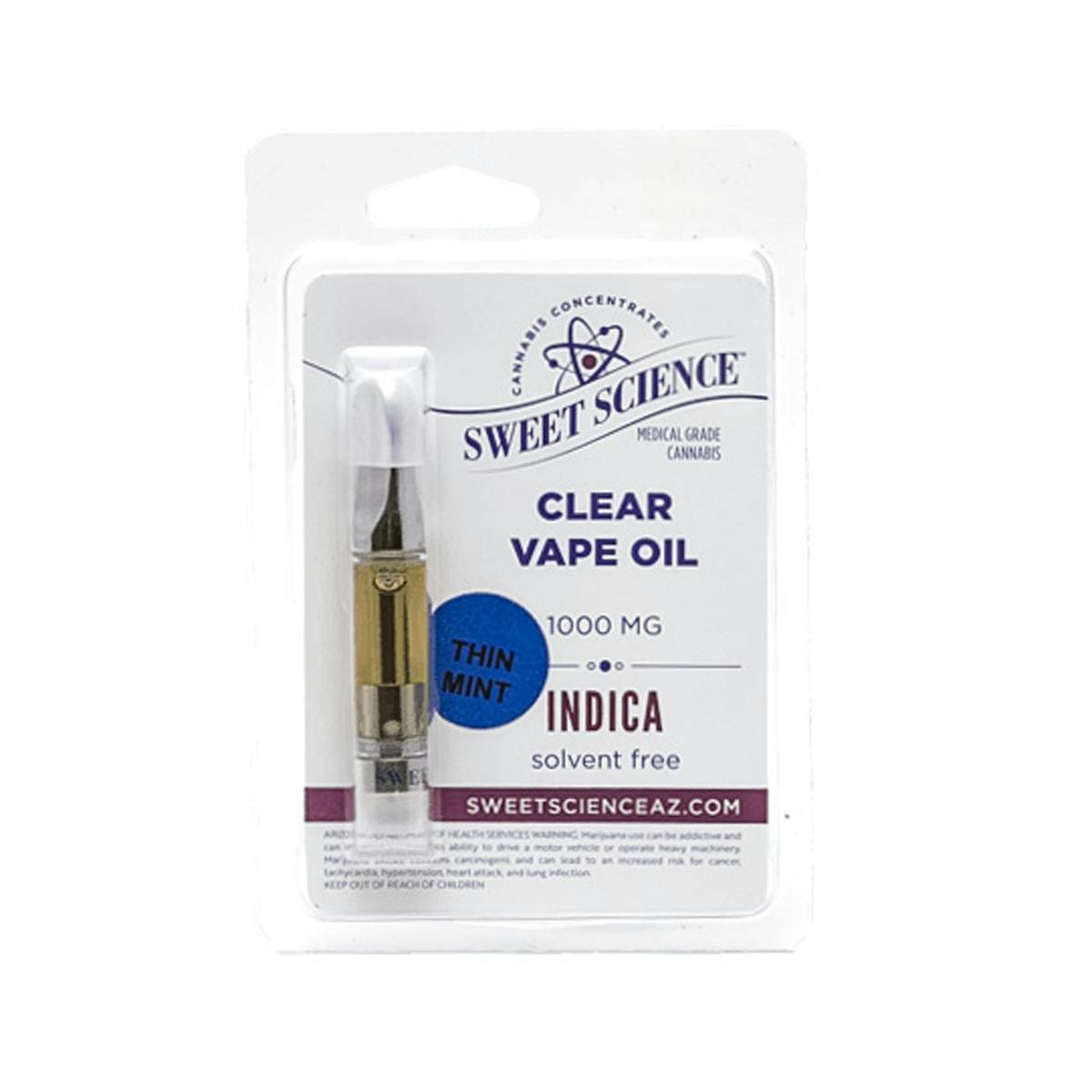 Sweet Science Concentrates - Thin Mint Indica - Sweet Science Cartridge - 1