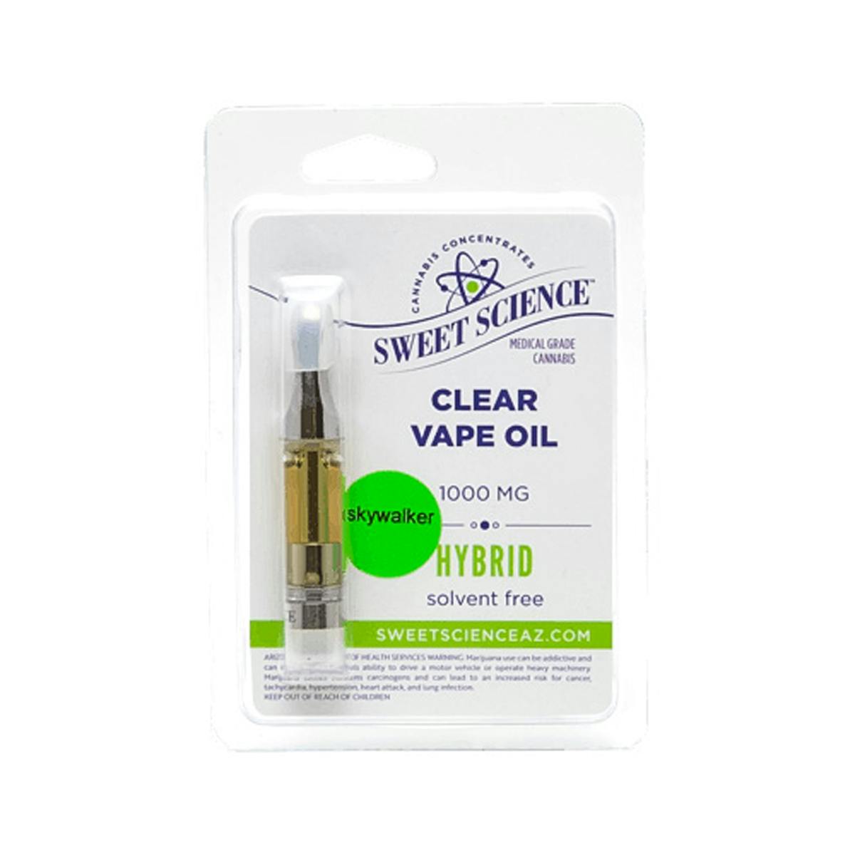 Sweet Science Concentrates - Skywalker Hybrid - Sweet Science Cartridge - 1