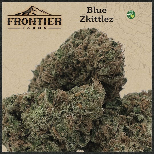 Frontier Farms Cannabis - Blue Zkittlez Flower - 1