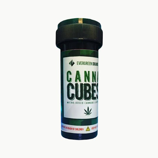 Evergreen Organix - Mint Canna Cubes 100mg - 1