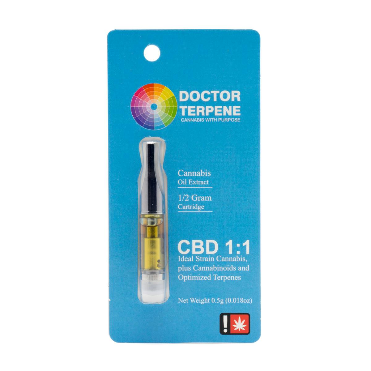 Doctor Terpene - CBD 1:1 Vape Cartridge - 1