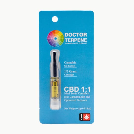 Doctor Terpene - CBD 1:1 Vape Cartridge - 1