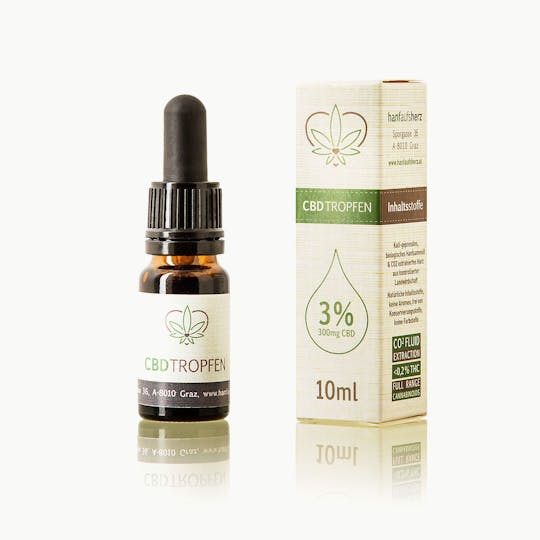 Hanf aufs Herz - CBD Tropfen 3% 10ml (300mg CBD) - 1