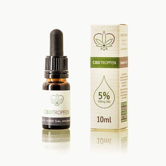 Hanf aufs Herz - CBD Tropfen 5% 10ml (500mg CBD) - 1