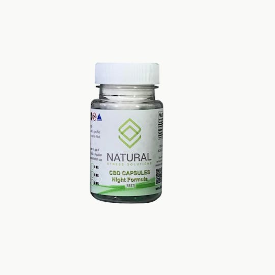 Natural Stress Solutions - Pure CBD Sleep Caps 30mg/pc (900mg/Bottle) - 1