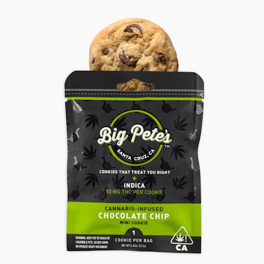 Big Pete's Treats - Chocolate Chip Cookie Indica 10mg Single - 1