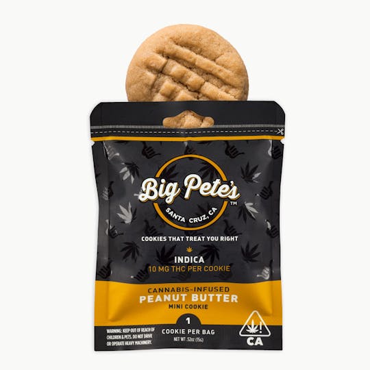 Big Pete's Treats - Peanut Butter Cookie Indica 10mg - 1