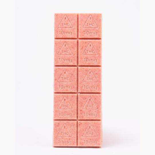 Evergreen Organix - Strawberry White Chocolate Bar 100mg - 1