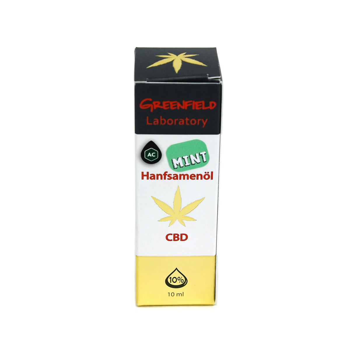 Greenfield - CBD Öl 10 % Pfefferminz 10ml Greenfield Laboratory - 1