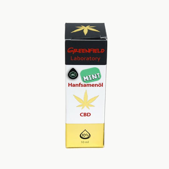 Greenfield - CBD Öl 10 % Pfefferminz 10ml Greenfield Laboratory - 1