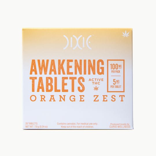 Dixie Brands - Orange Awakening Tablets - 1