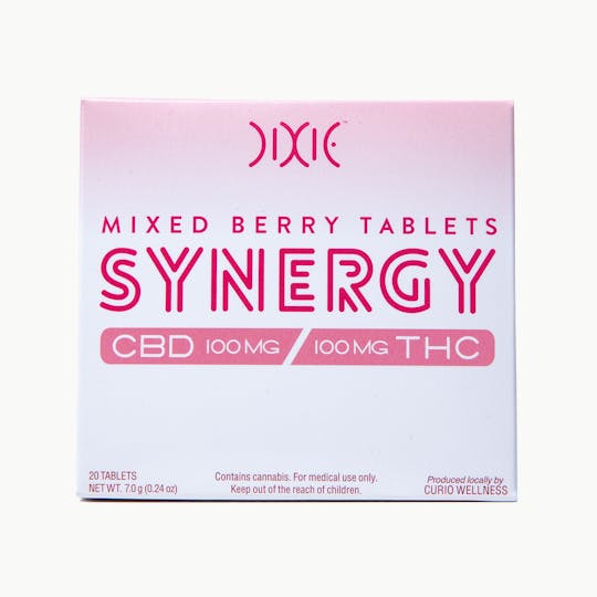 Dixie Brands - SYNERGY 1:1 Mixed Berry Tablets - 1