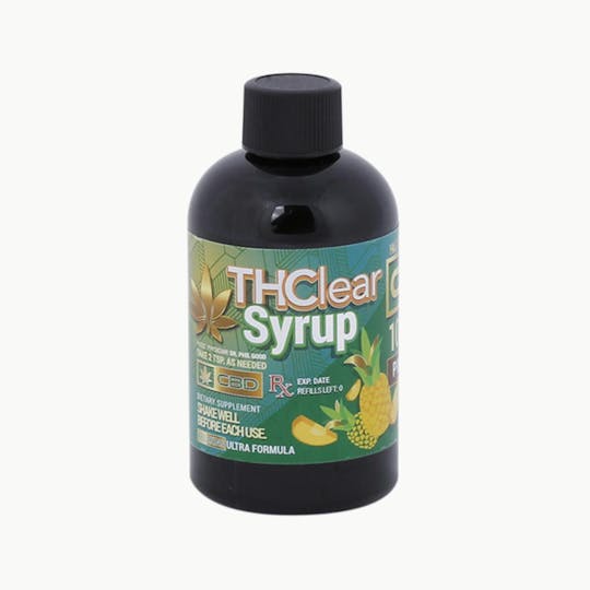 THClear - Pineapple CBD Syrup 100mg - 1
