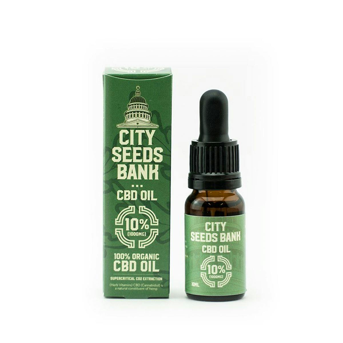 City Seeds Bank - CBD Oil – 10 percent 10ML - 1