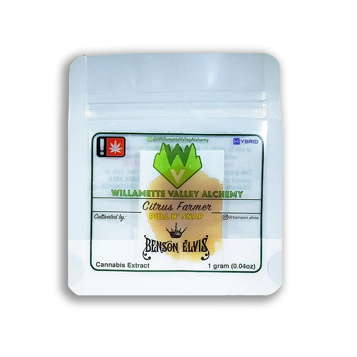 Willamette Valley Alchemy LLC - Citrus Farmer Pull n' Snap - 1