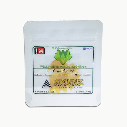 Willamette Valley Alchemy LLC - Rude Boi #7 Shatter - 1