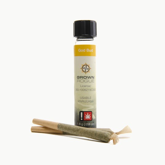 Grown Rogue - Grown Rogue | God Bud | 2pk Pre-Rolls - 1