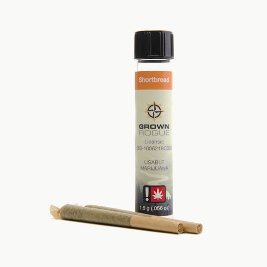Grown Rogue - Grown Rogue | Shortbread | 2pk Pre-Rolls - 1