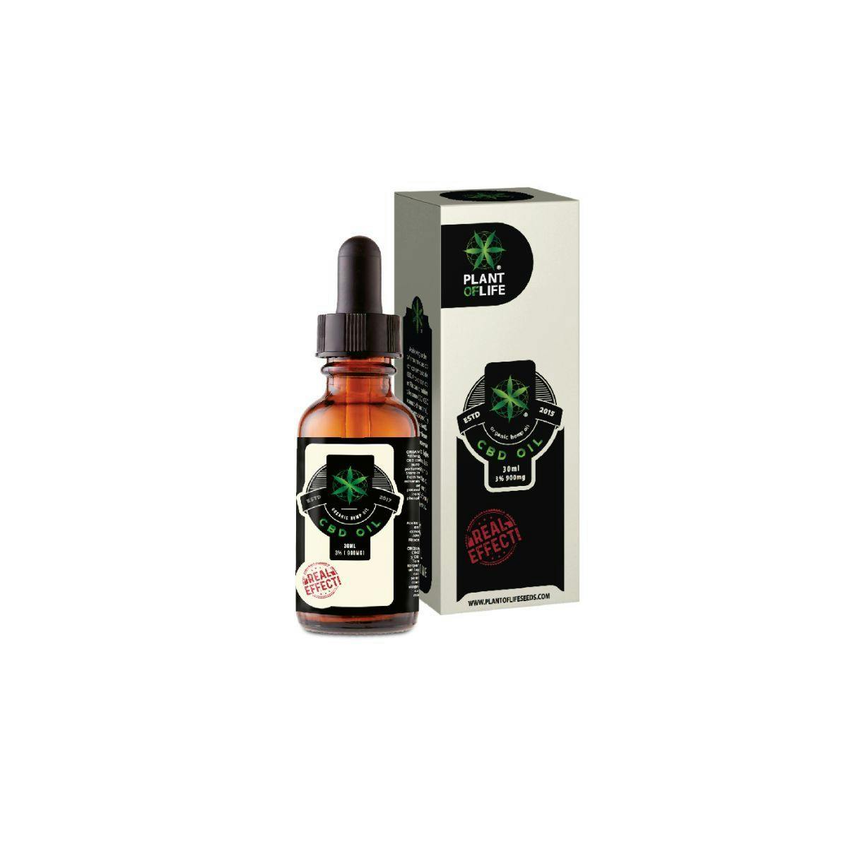 Plant Of Life - CBD OIL 3%-30ml-900mg - 1