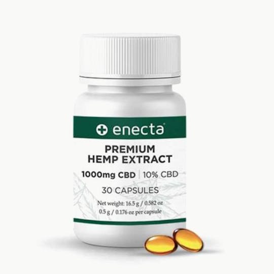 Enecta - Premium Hemp Extract CBD Capsules - 1