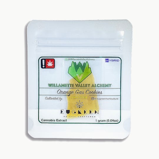 Willamette Valley Alchemy LLC - Orange Gas Cookies Shatter - 1