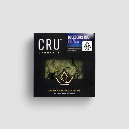 CRU Cannabis - Blueberry Kush (3.5 Grams) - 1