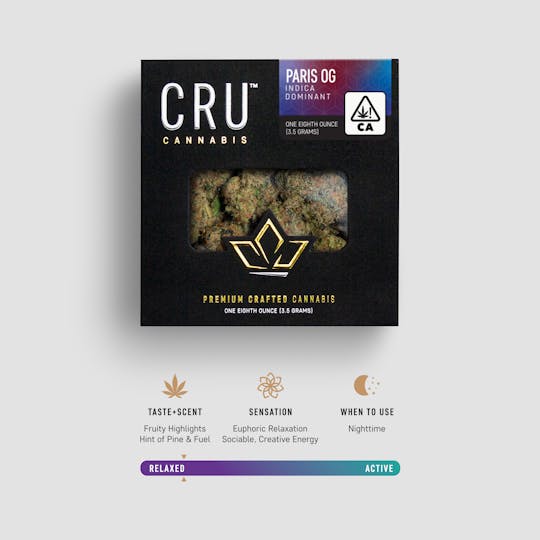 CRU Cannabis - Paris OG (3.5 Grams) - 1