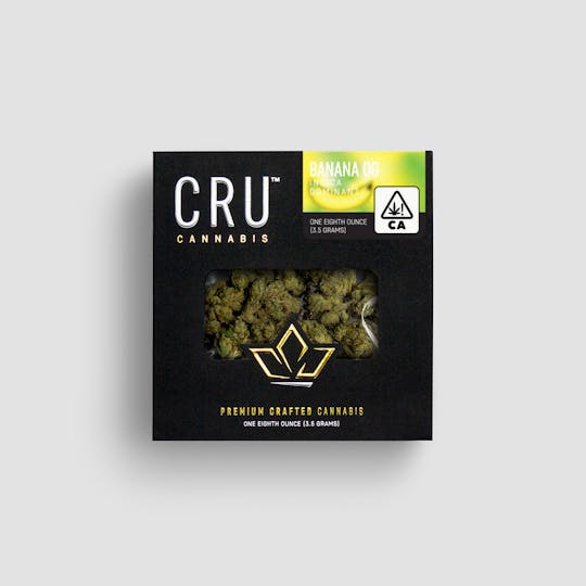 CRU Cannabis - Banana OG (3.5 Grams) - 1