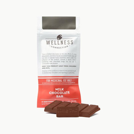 Wellness Connection - Milk Chocolate Bars 60mg - 1