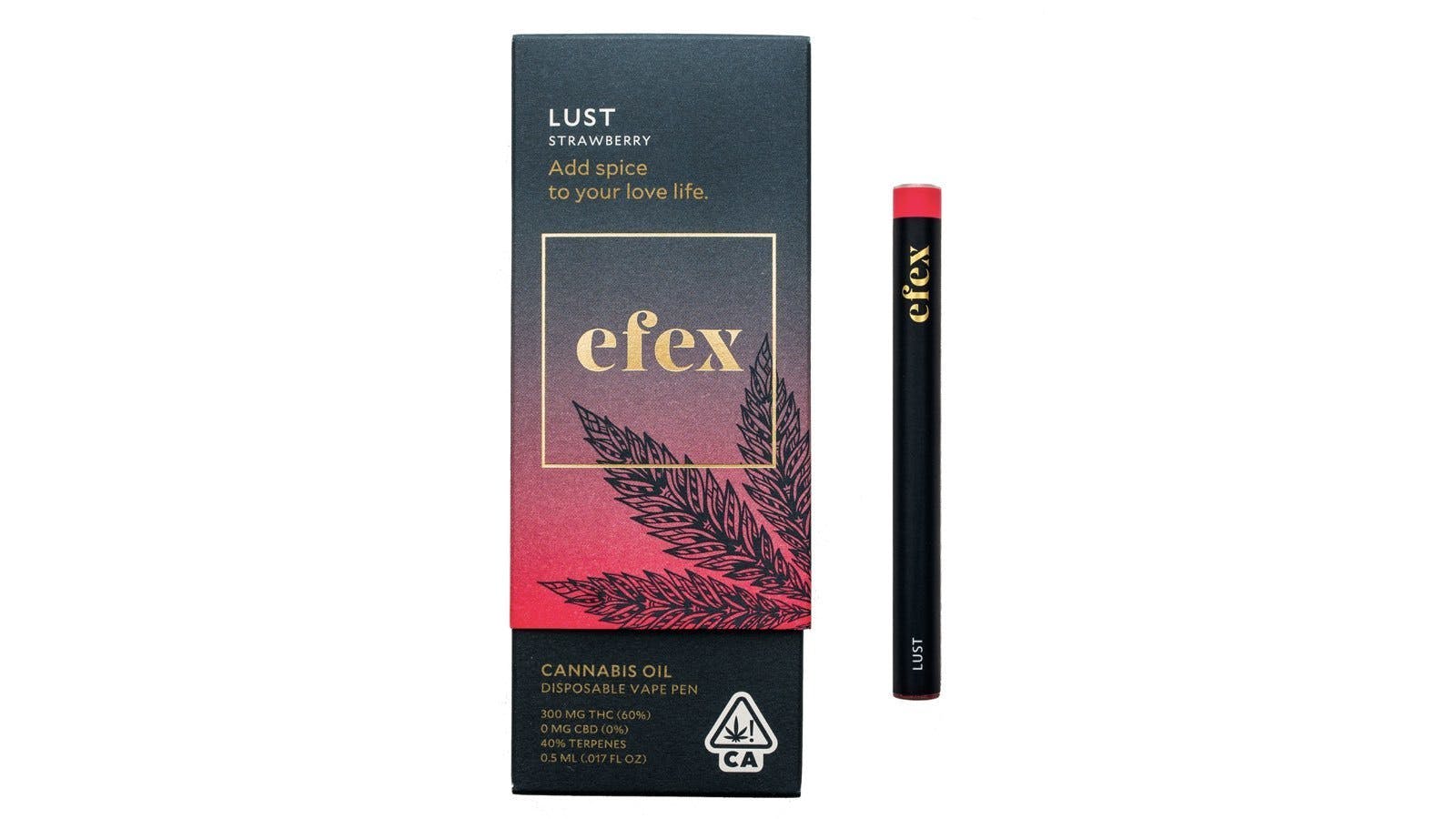EFEX Oils - LUST Disposable Vape Pen - 1