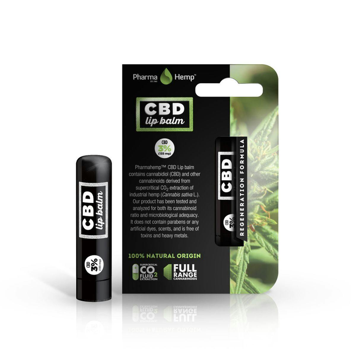 PharmaHemp - CBD LIP BALM 3% - 1