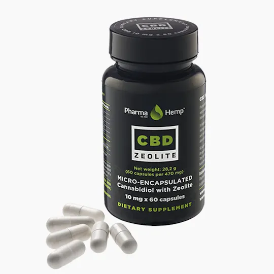 PharmaHemp - CBD ZEOLITE CAPSULES - 1