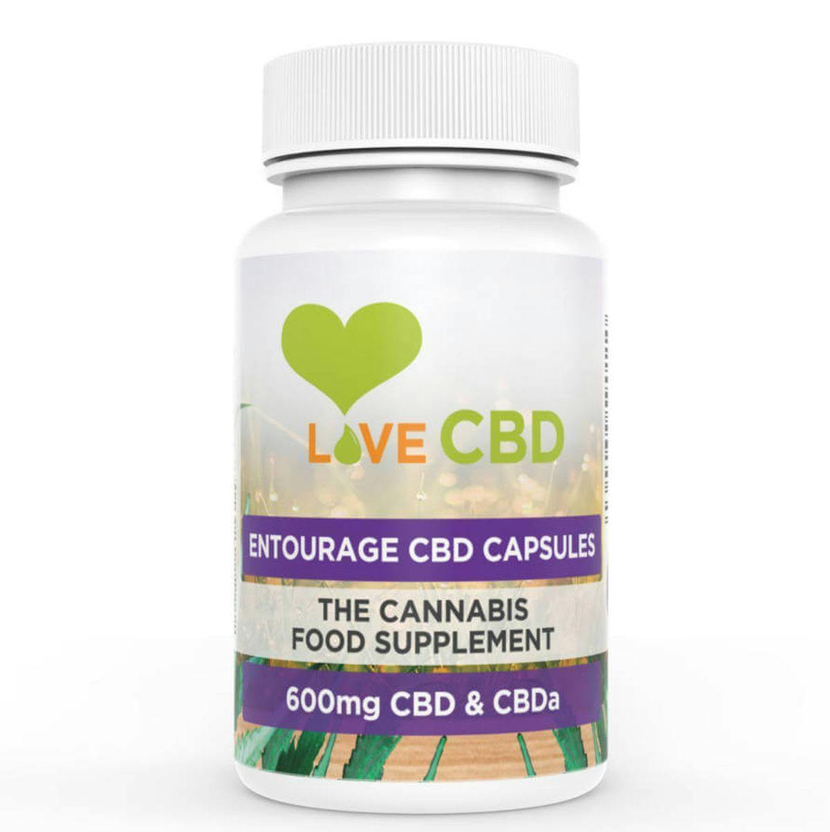 Love CBD - 600MG CBD ENTOURAGE CAPSULES - 1