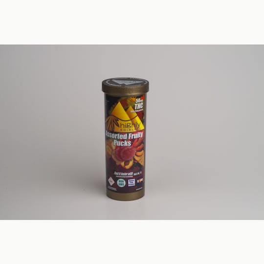 Highly Edible - Assorted Fruity Pucks 50mg - 1