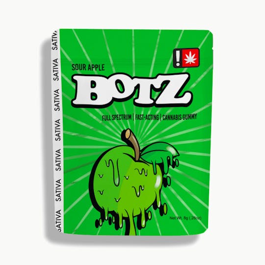 Green State of Mind - Sour Apple BOTZ (100mg) - 1