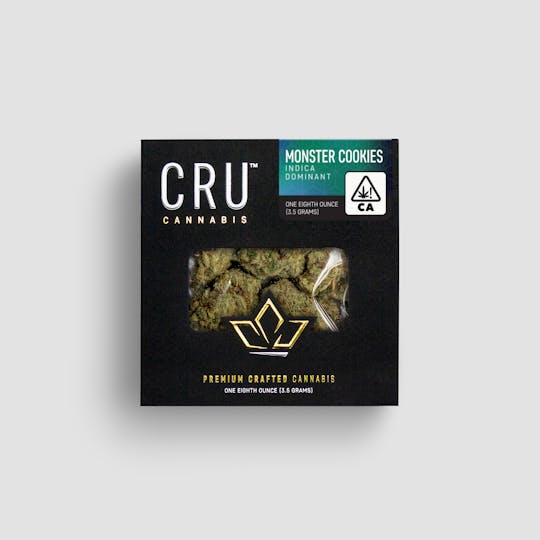 CRU Cannabis - Monster Cookies (3.5 Grams) - 1