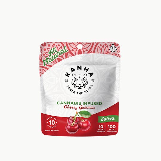 KANHA - KANHA | Cherry | Sativa | 100mg THC | 10-pack - 1