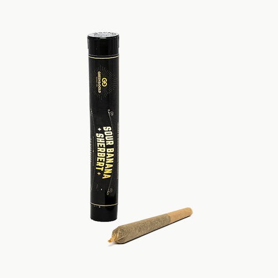 Green & Gold Supply Co. - Sour Banana Sherbert Pre Roll - 1