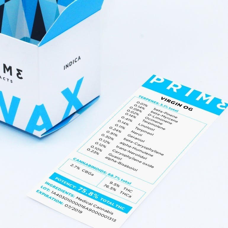 Prime Extracts - Prime Virgin OG Wax - 1