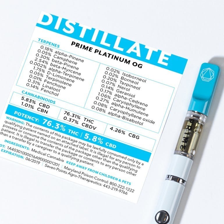 Prime Extracts - Prime Platinum OG Distillate - 1