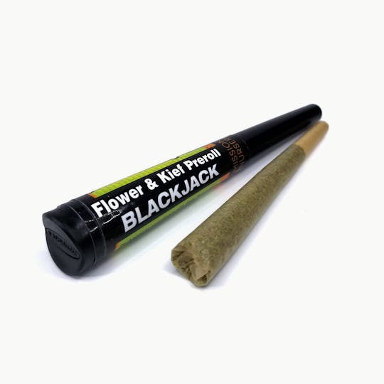 Space Monkey Meds - Blackjack- Flower and Kief Pre-Roll - 1
