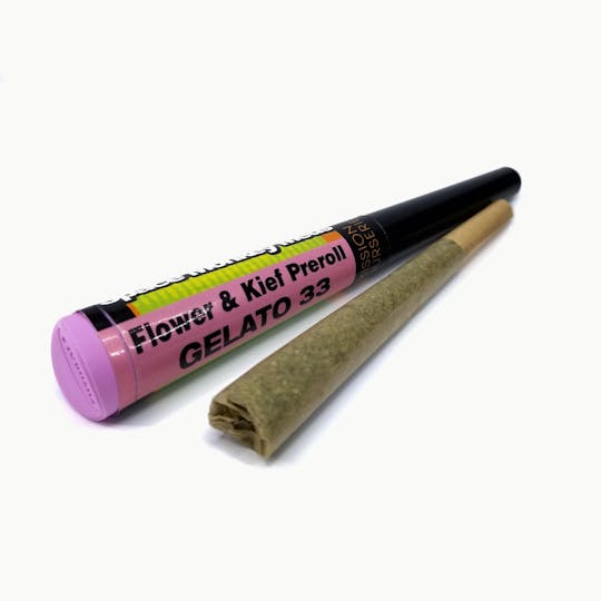 Space Monkey Meds - Gelato 33 - Flower and Kief Pre-Roll - 1