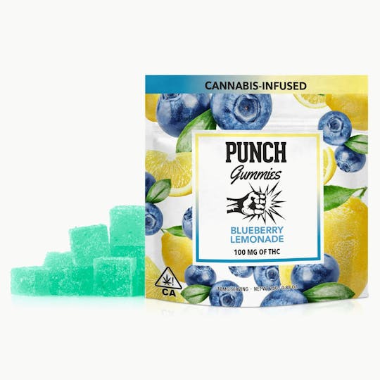 Punch Edibles & Extracts - Blueberry Lemonade Gummies 100mg - 1