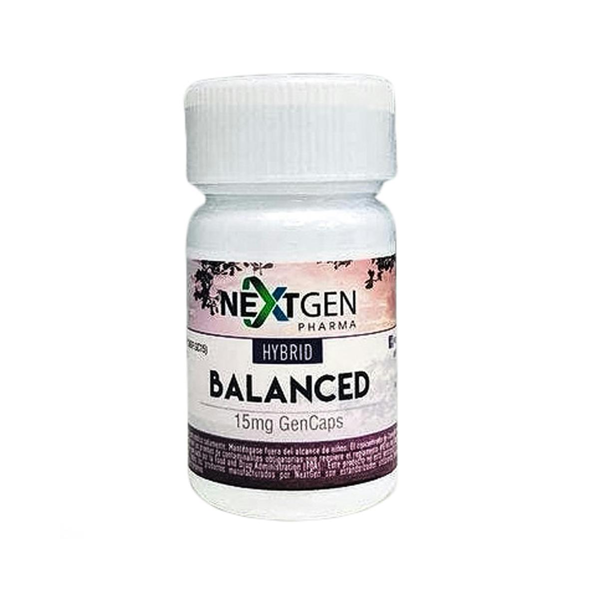 NextGen Pharma - BALANCED - 15mg THC Capsules - 1
