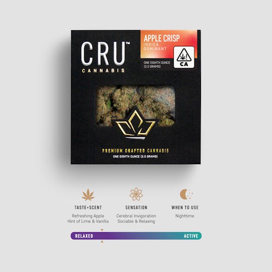 CRU Cannabis - Apple Crisp (3.5 Grams) - 1