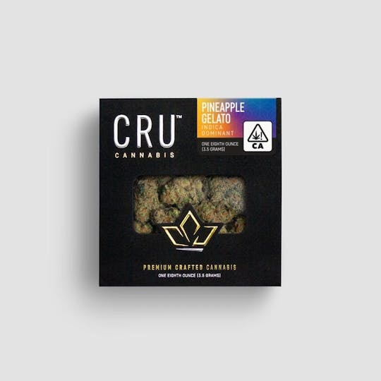 CRU Cannabis - Pineapple Gelato (3.5 Grams) - 1