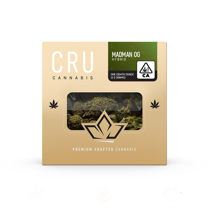 CRU Cannabis - Madman OG (3.5 Grams) - 1