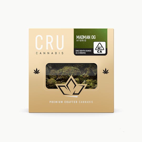 CRU Cannabis - Madman OG (3.5 Grams) - 1